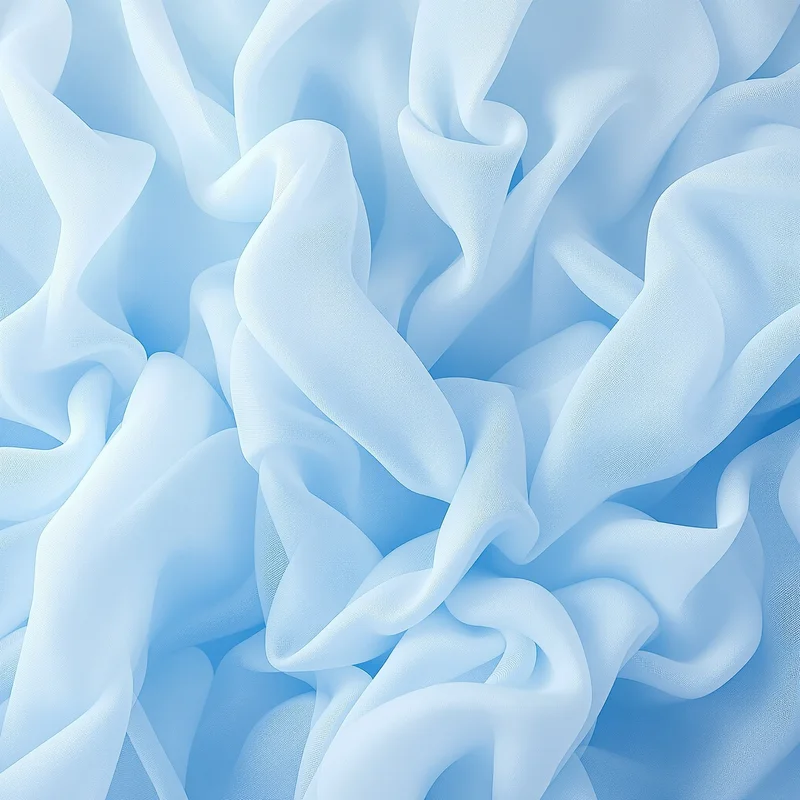 Cornflower Tulle Light Blue Background