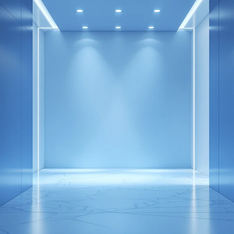 Eternal light blue background