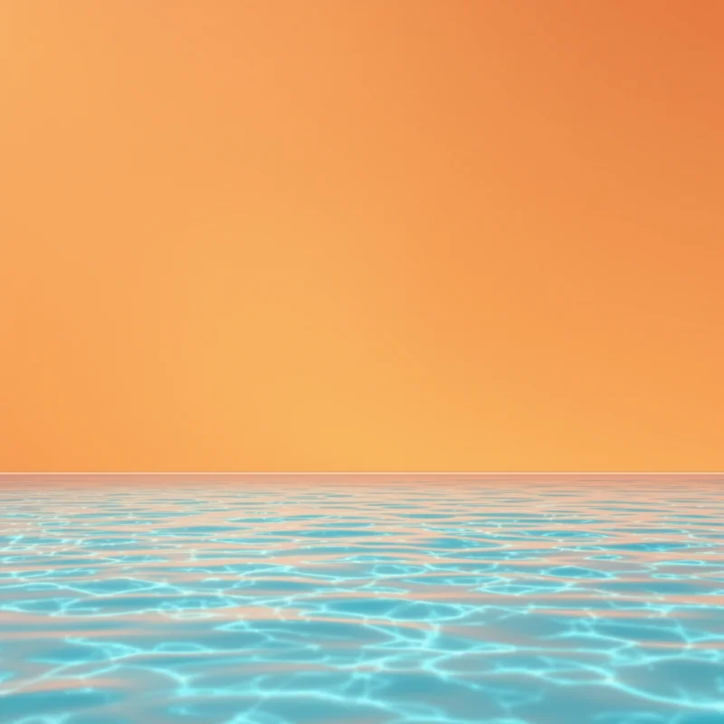 Morning Pool Caustic Light Blue Background