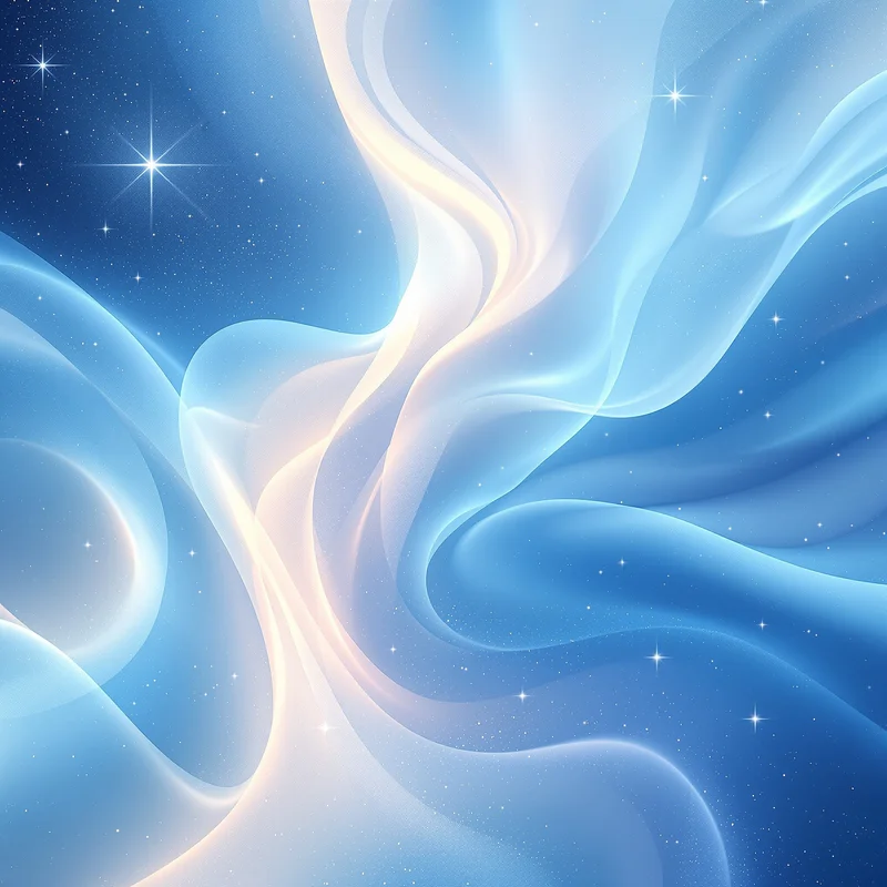 Pastel Aurora Milk Light Blue Background