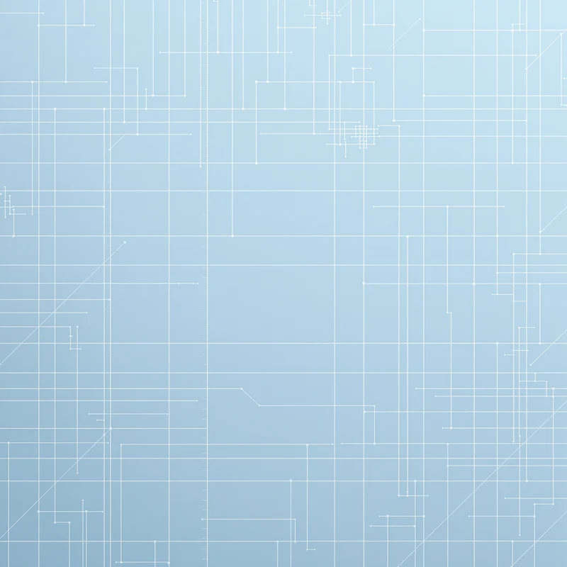 Pastel Blueprint Grid Light Blue Background