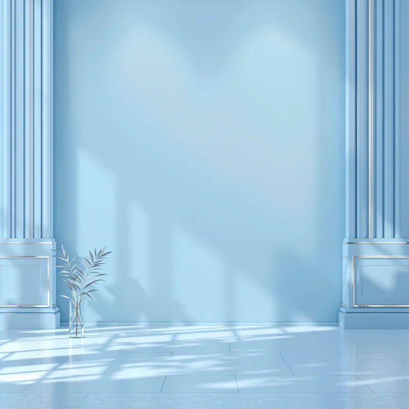 Royal pastel blue background