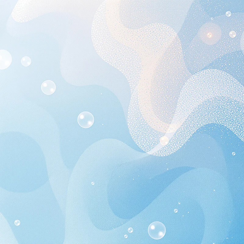 Seltzer Bubble Light Blue Background