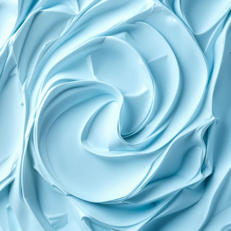 Toothpaste Meringue Light Blue Background