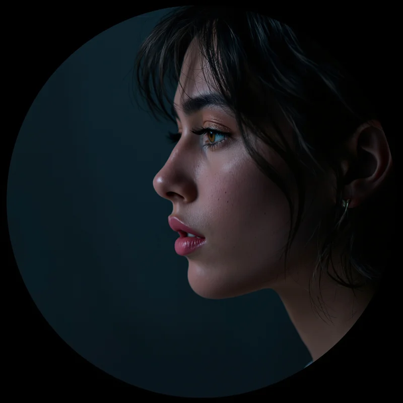 Lil Peep avatar profile image with sad expression