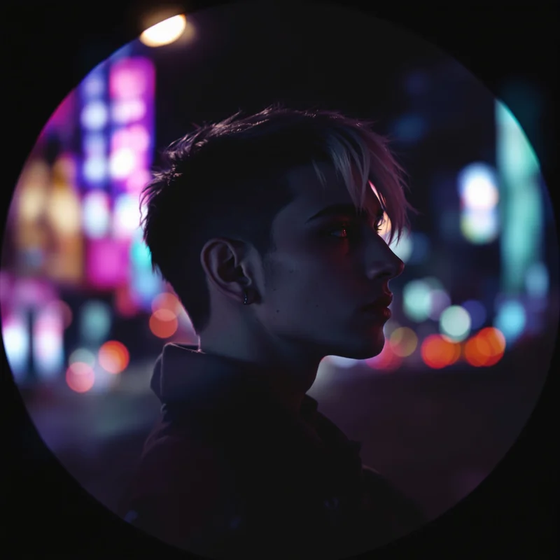 Lil Peep avatar portrait with emotional personality