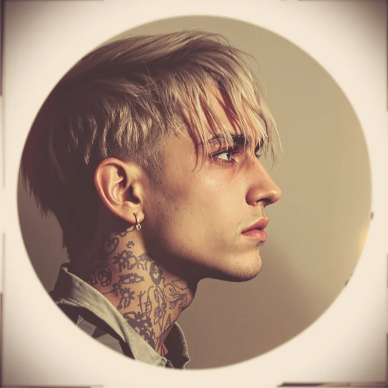 Lil Peep avatar portrait with emotional personality