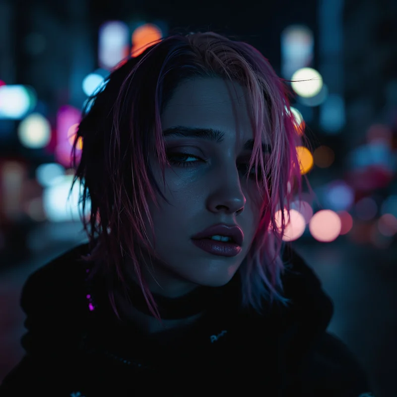 Lil Peep avatar portrait with emotional personality