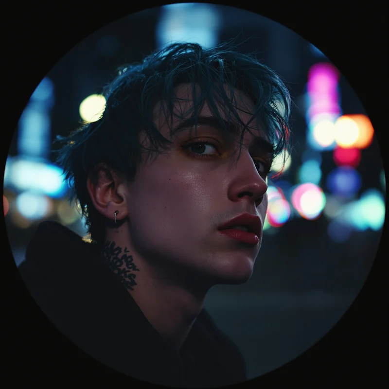 Lil Peep PFP avatar with melancholic identity and emotional presence