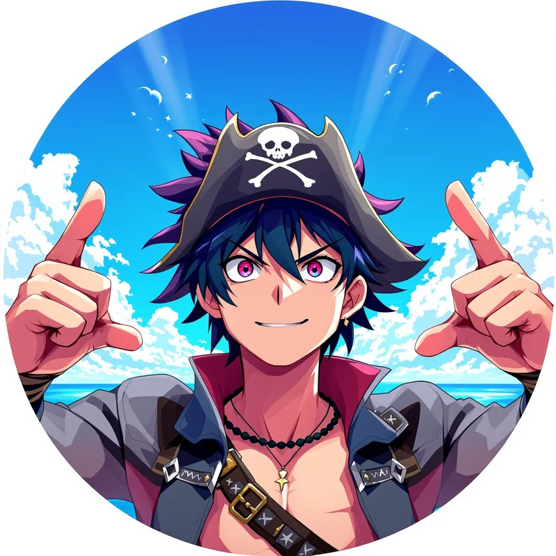 Luffy PFP with bright anime composition and avatar clarity
