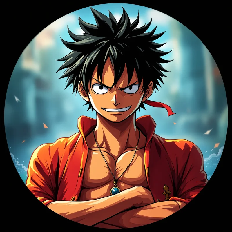 Luffy PFP avatar with pirate identity and strong profile readability