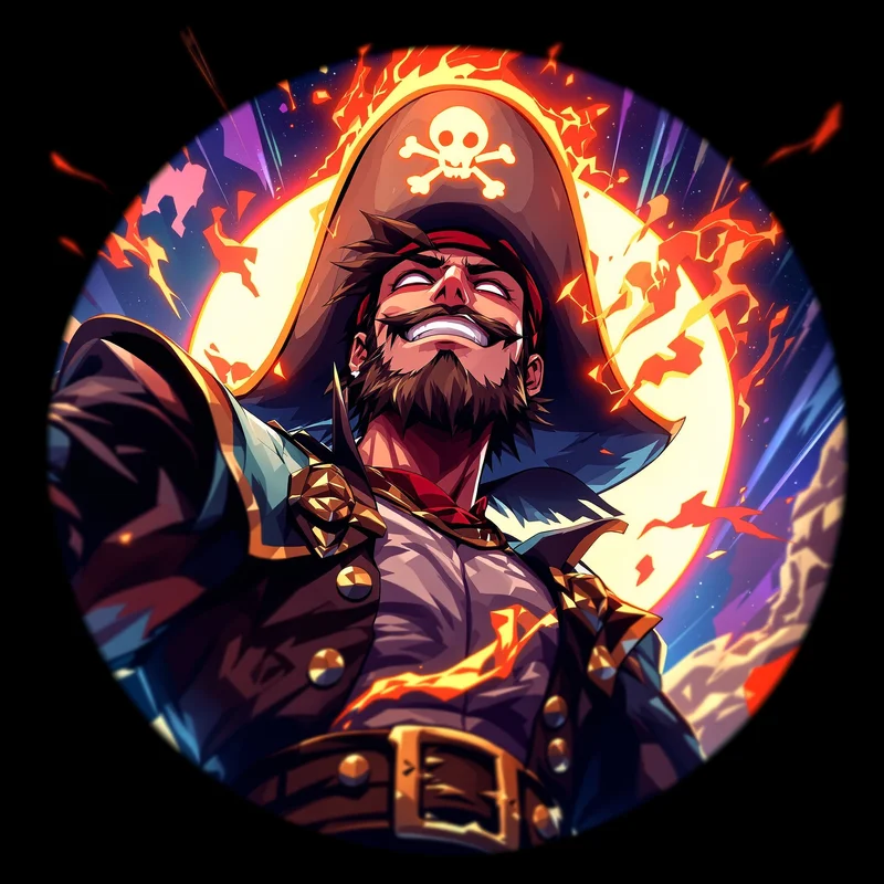 Luffy PFP avatar with pirate identity and strong profile readability