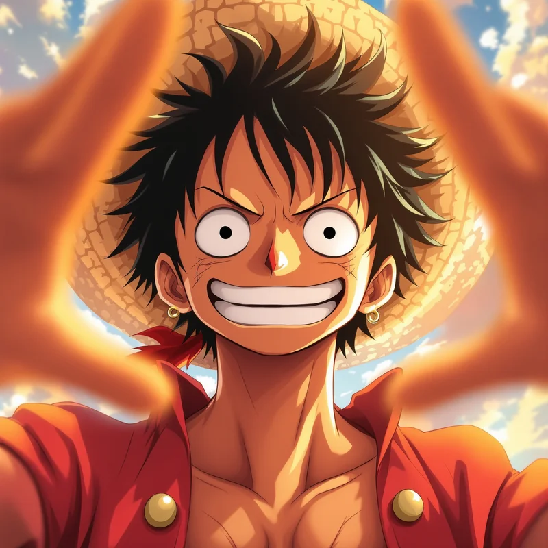 Luffy PFP avatar with pirate identity and strong profile readability