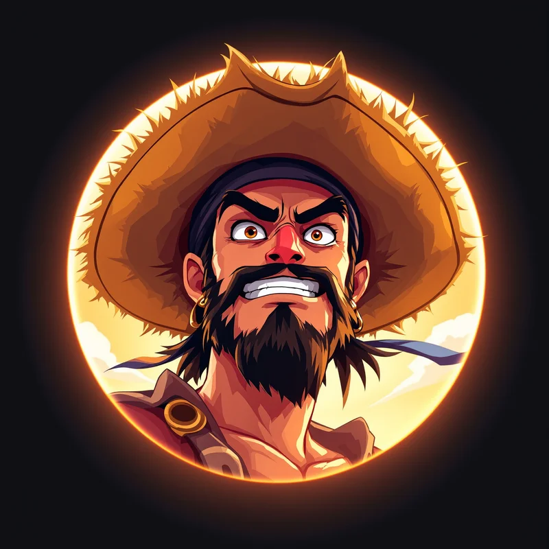 Luffy PFP avatar with pirate identity and strong profile readability