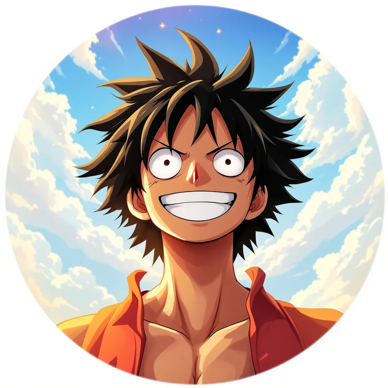 Luffy profile image optimized for identity and visibility