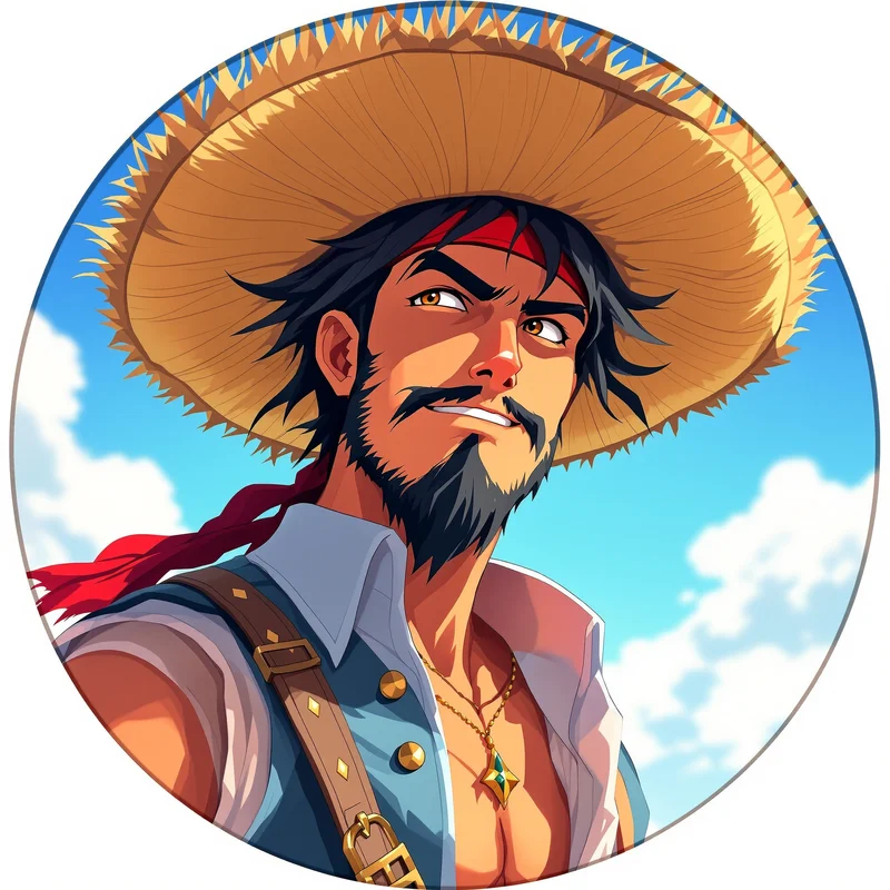 Luffy profile image optimized for identity and visibility