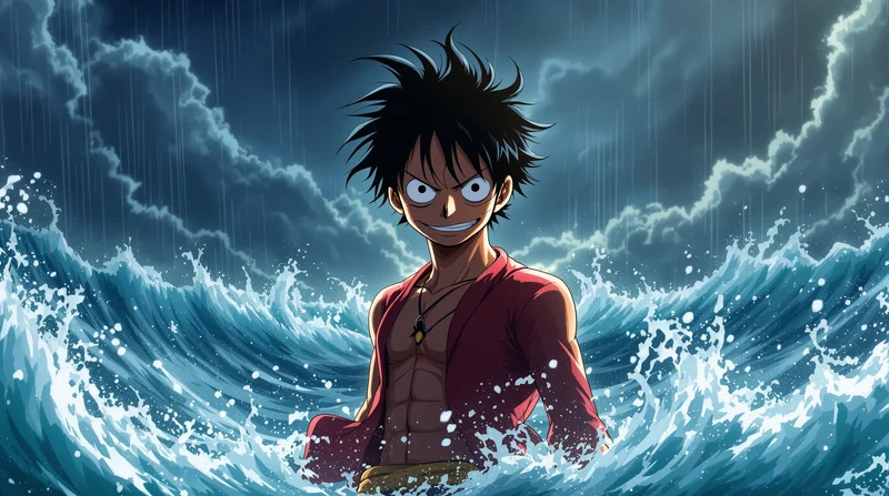storm ocean luffy anime hero pfp variation