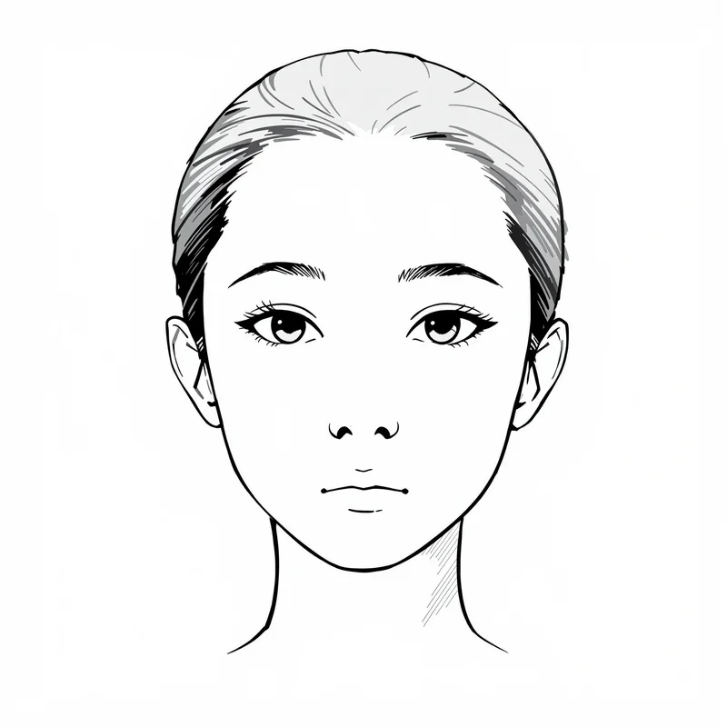 high contrast manga PFP with halftone shading for aesthetic profile icon