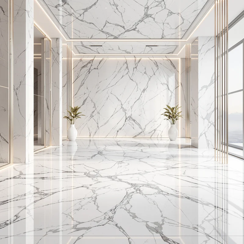 Eternal white marble background