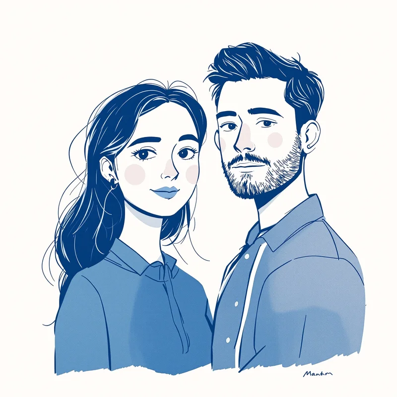 friend PFP pair with synced pose for messaging profile icons