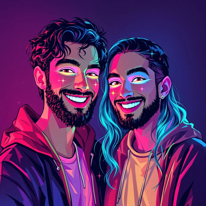 friend PFP pair with shared aesthetic for profile picture use