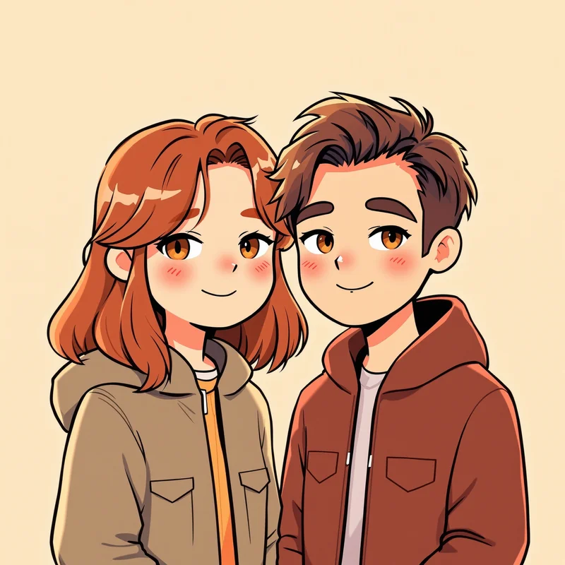 duo avatar image with matching theme for avatar display