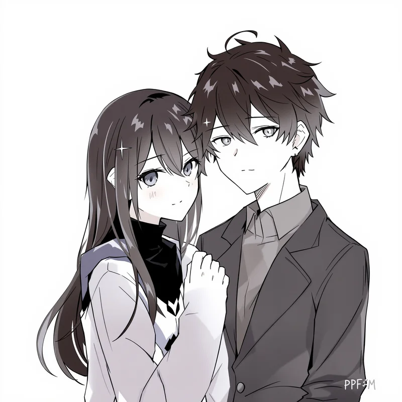 matching PFP duo with complementary colors for avatar display