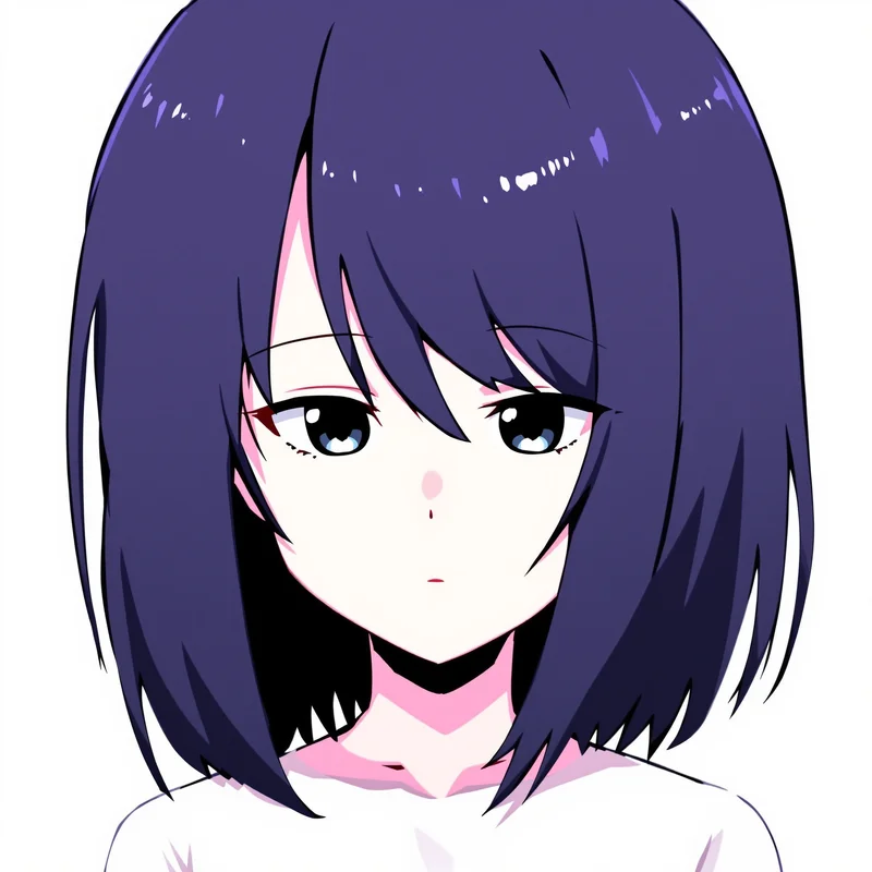 centered Megumi PFP portrait with balanced lighting for social media avatar