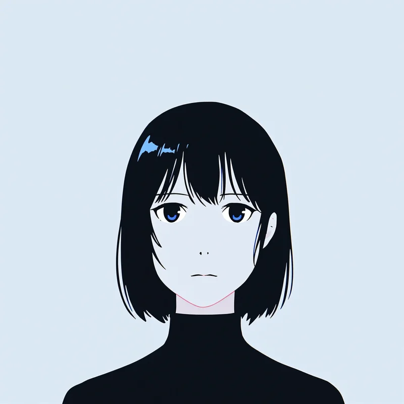 Jujutsu Kaisen Megumi profile picture with minimal dark background for aesthetic profile icon