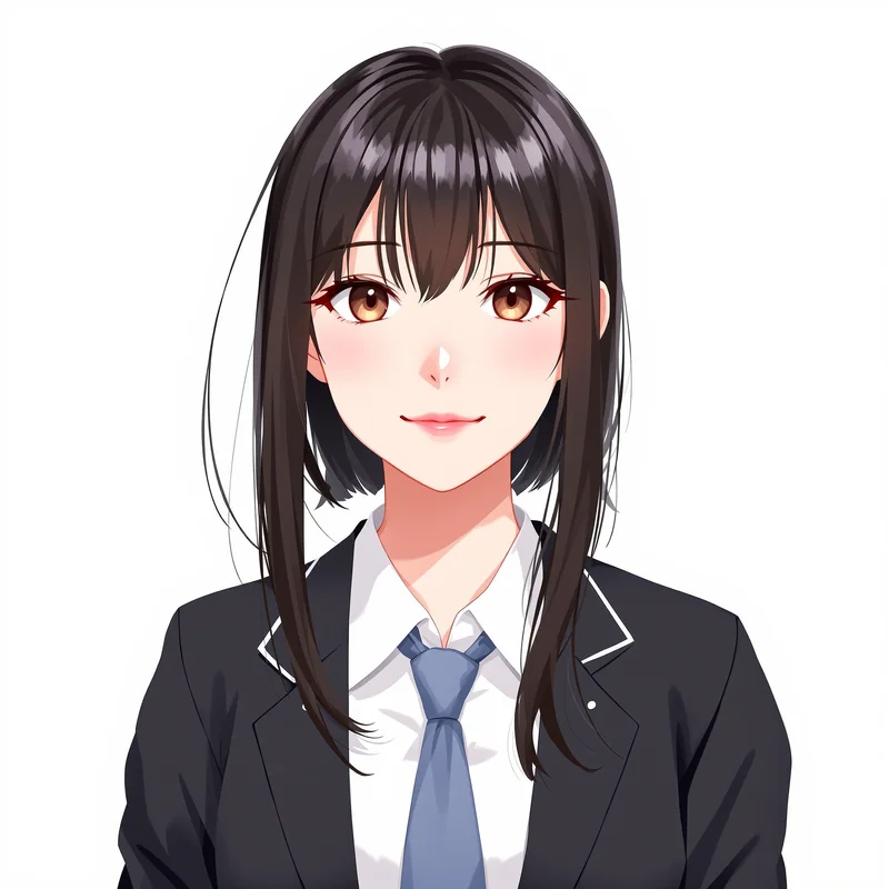 clean Megumi PFP avatar with subtle shadow effects for messaging profile icon