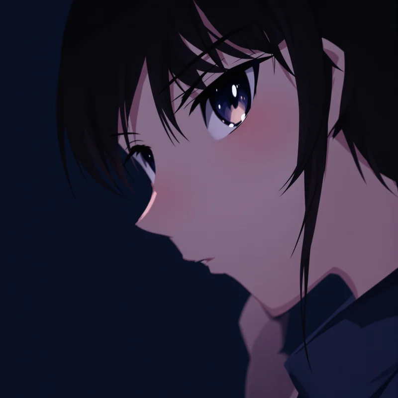 Megumi Fushiguro avatar with neutral background for online avatar styling