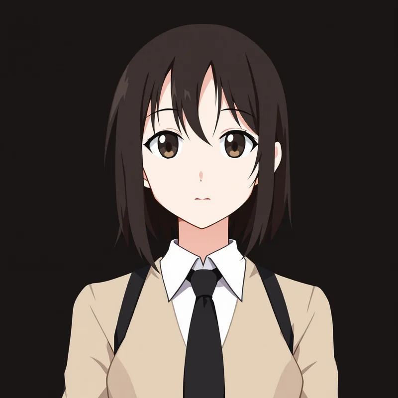 Jujutsu Kaisen Megumi profile picture with calm tone palette for profile picture use