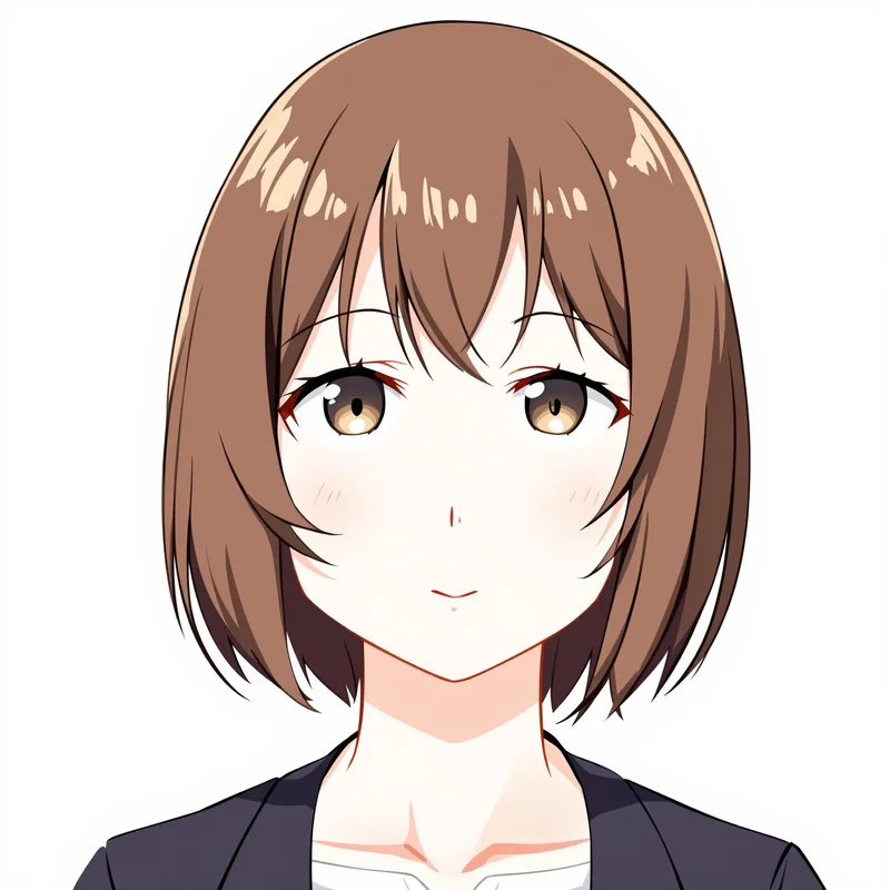 focused Megumi PFP image with calm tone palette for minimal avatar use