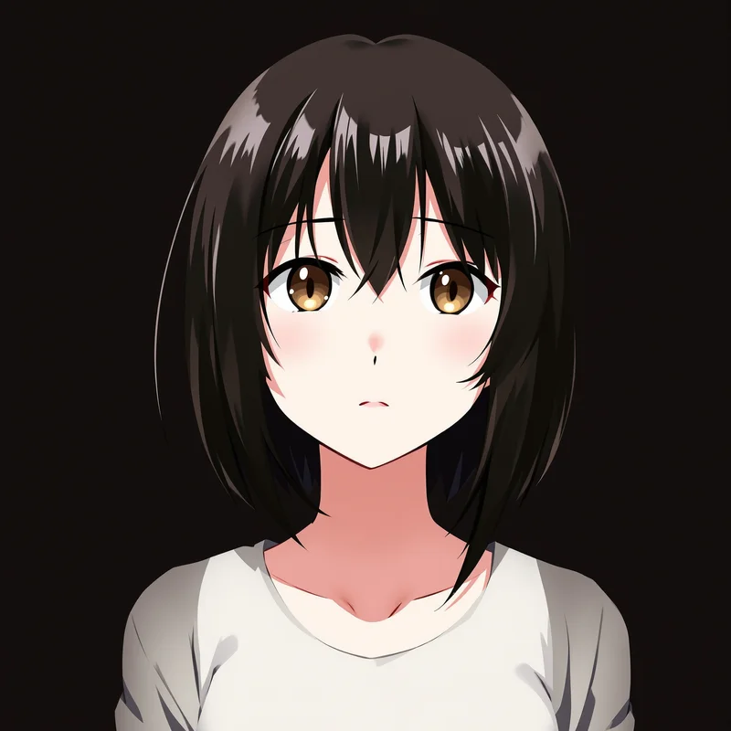 Megumi PFP portrait with clean square composition for aesthetic profile icon