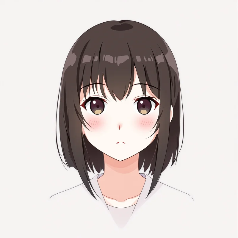 dark Megumi profile avatar with smooth gradient tones for online avatar styling