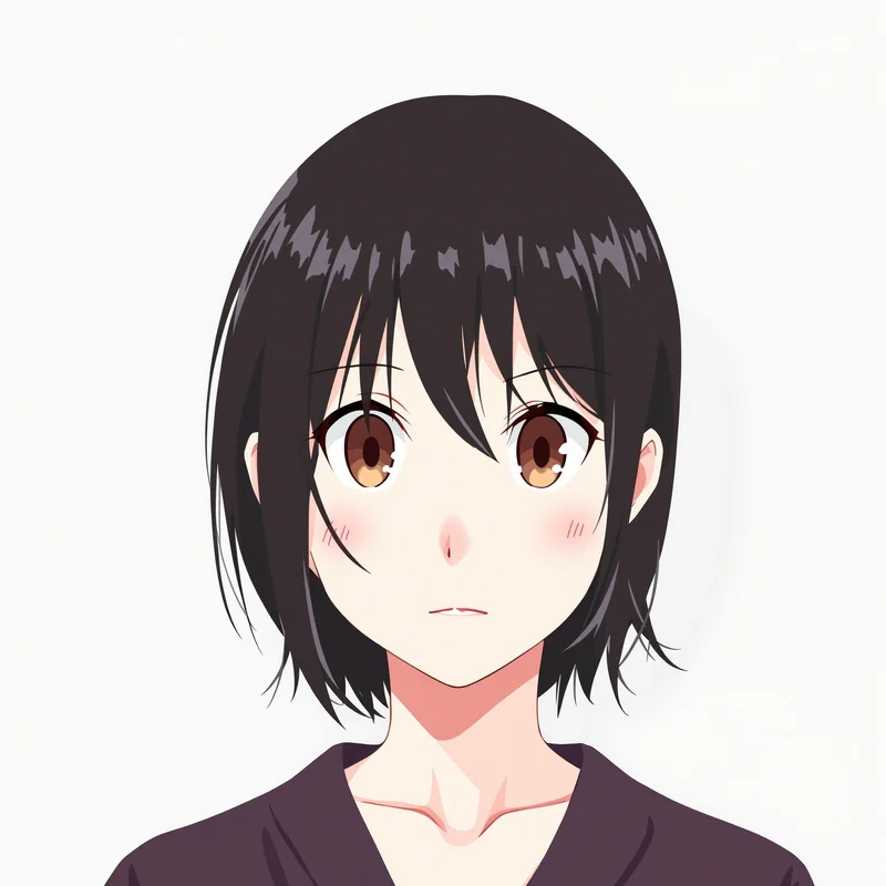 Megumi Fushiguro avatar with smooth gradient tones for anime profile display