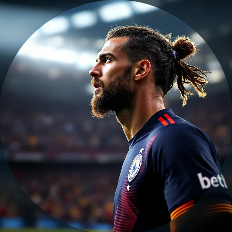 Messi avatar profile image with champion focus