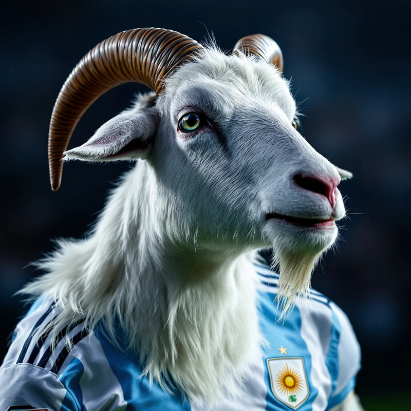 Messi PFP with strong football composition