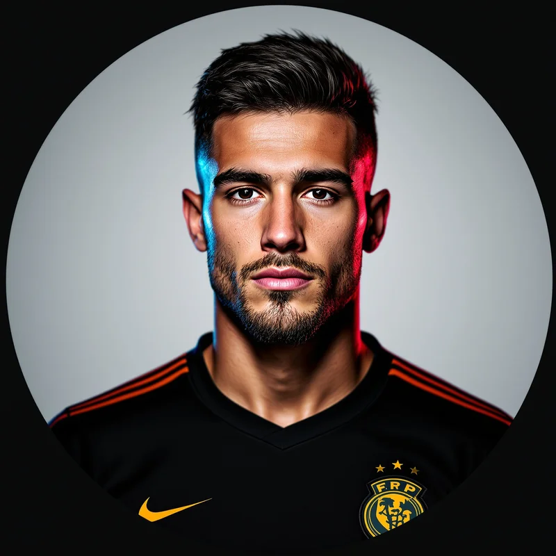 Messi avatar portrait with calm dominance