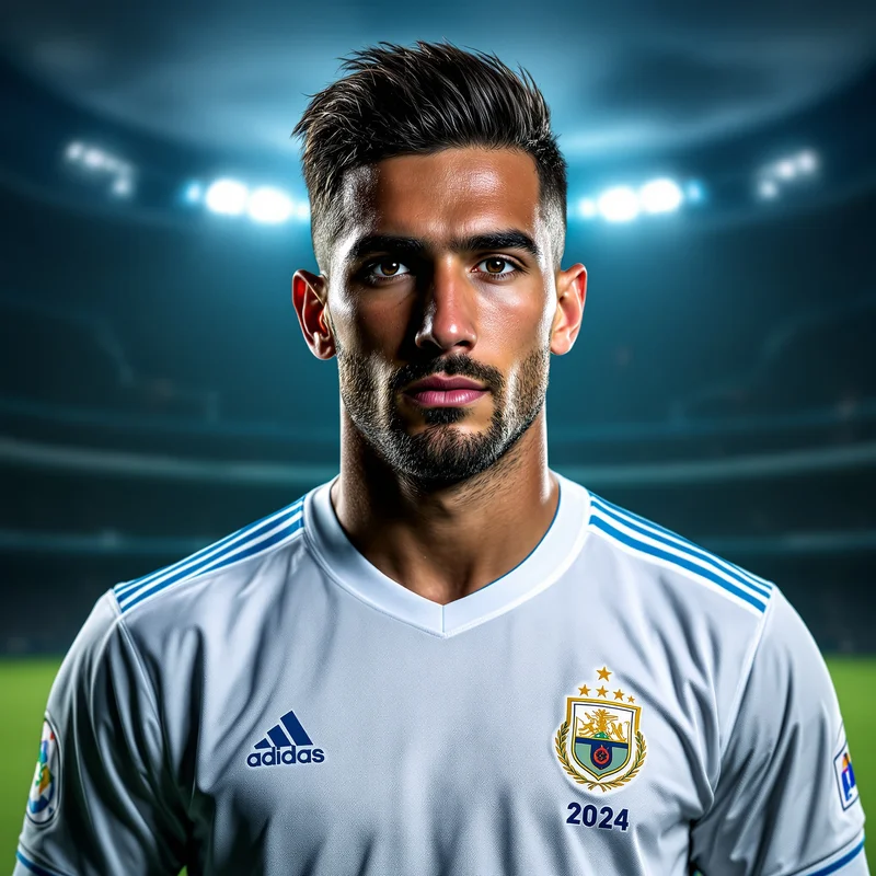 Messi avatar profile image with champion focus