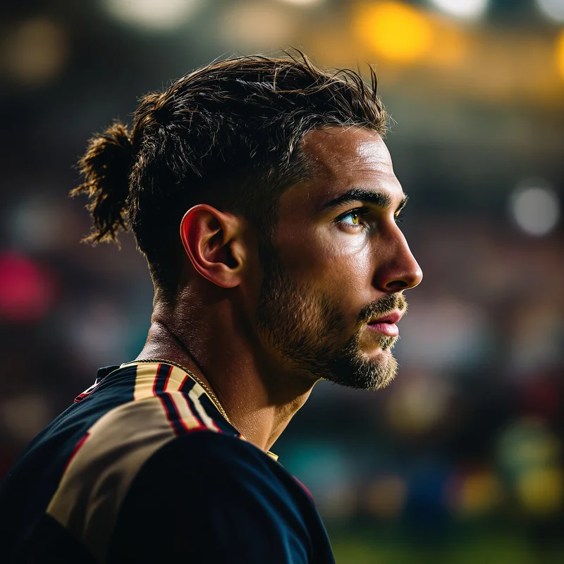 Messi avatar portrait with calm dominance