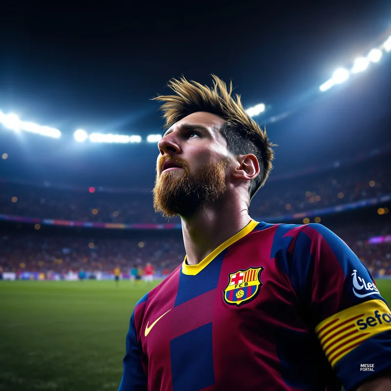 Messi profile image optimized for recognition