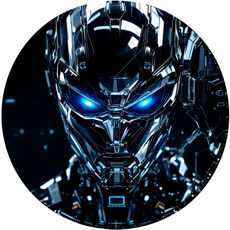 Metal Sonic PFP with cybernetic design and clear composition