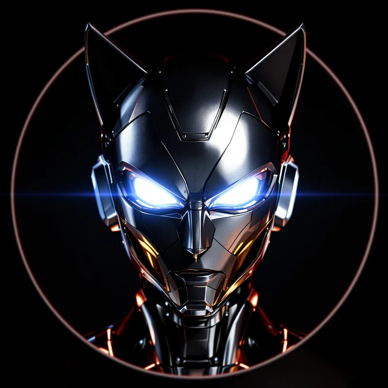 Metal Sonic avatar portrait with precision driven personality