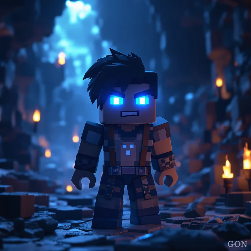 Deep Dark Minecraft PFP.