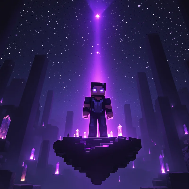 End Dimension Minecraft PFP.
