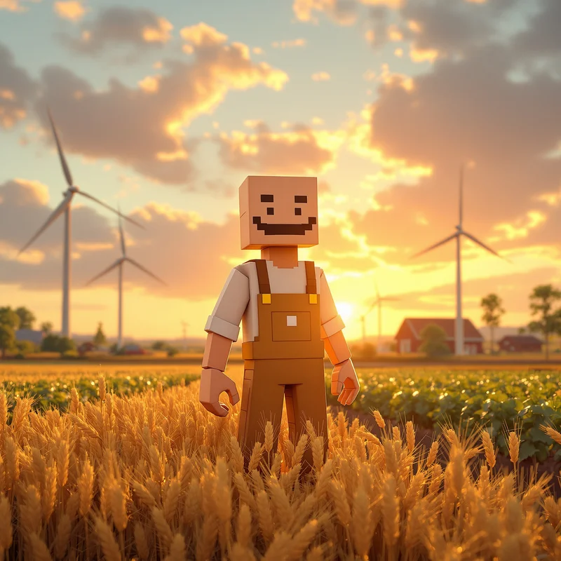 Farmer Minecraft PFP.