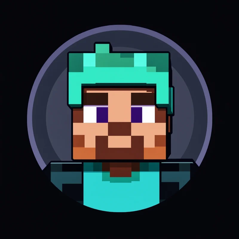 Minecraft digital identity avatar with block-style clarity and compact profile performance