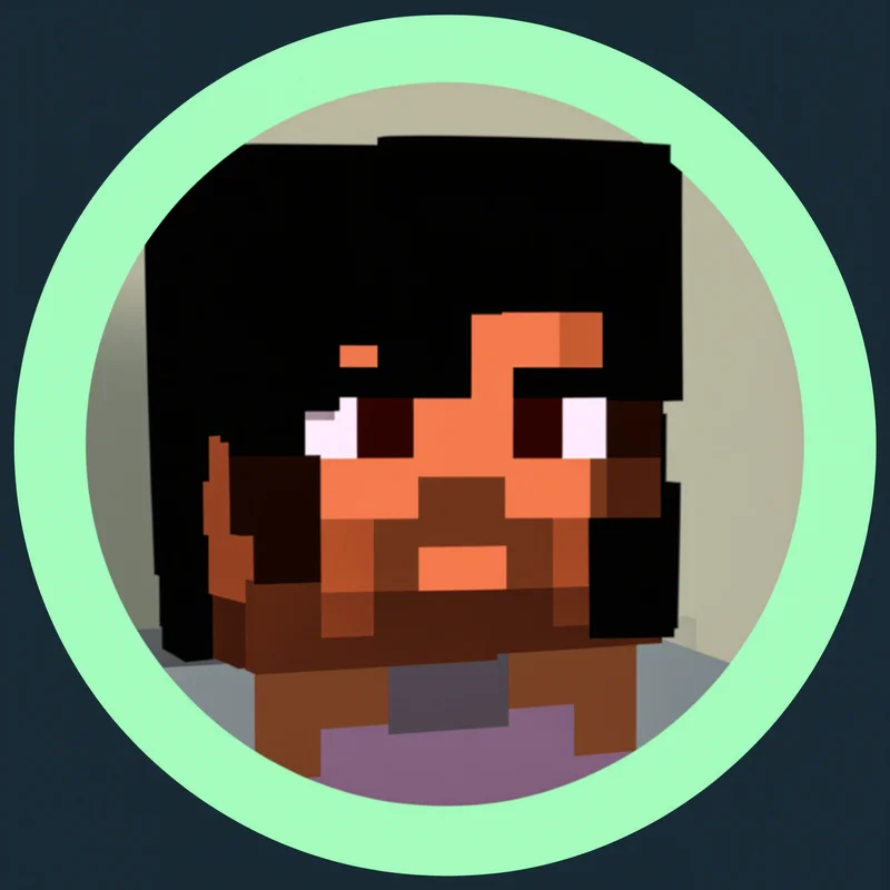 Minecraft avatar for profile use with readable pixel face and strong recognition