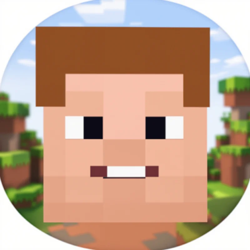Minecraft avatar for profile use with readable pixel face and strong recognition
